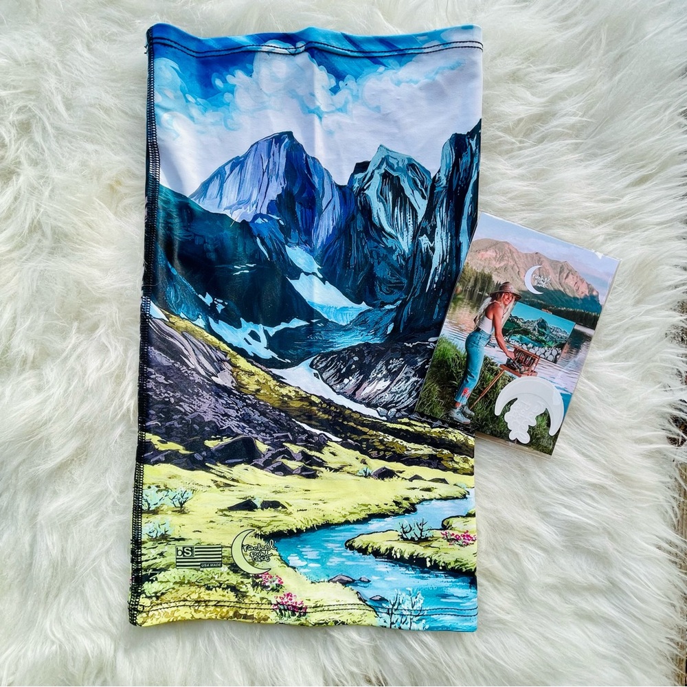Rachel Pohl Summertime Cirque Mountain Art Neck Tube